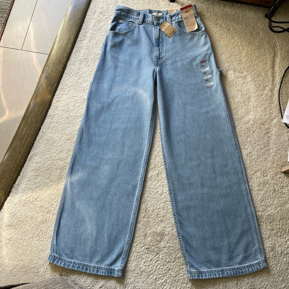 NWT Levi's Cinch Baggy High Rise Women's Jeans Size 27/31 - Picture 3 of 14